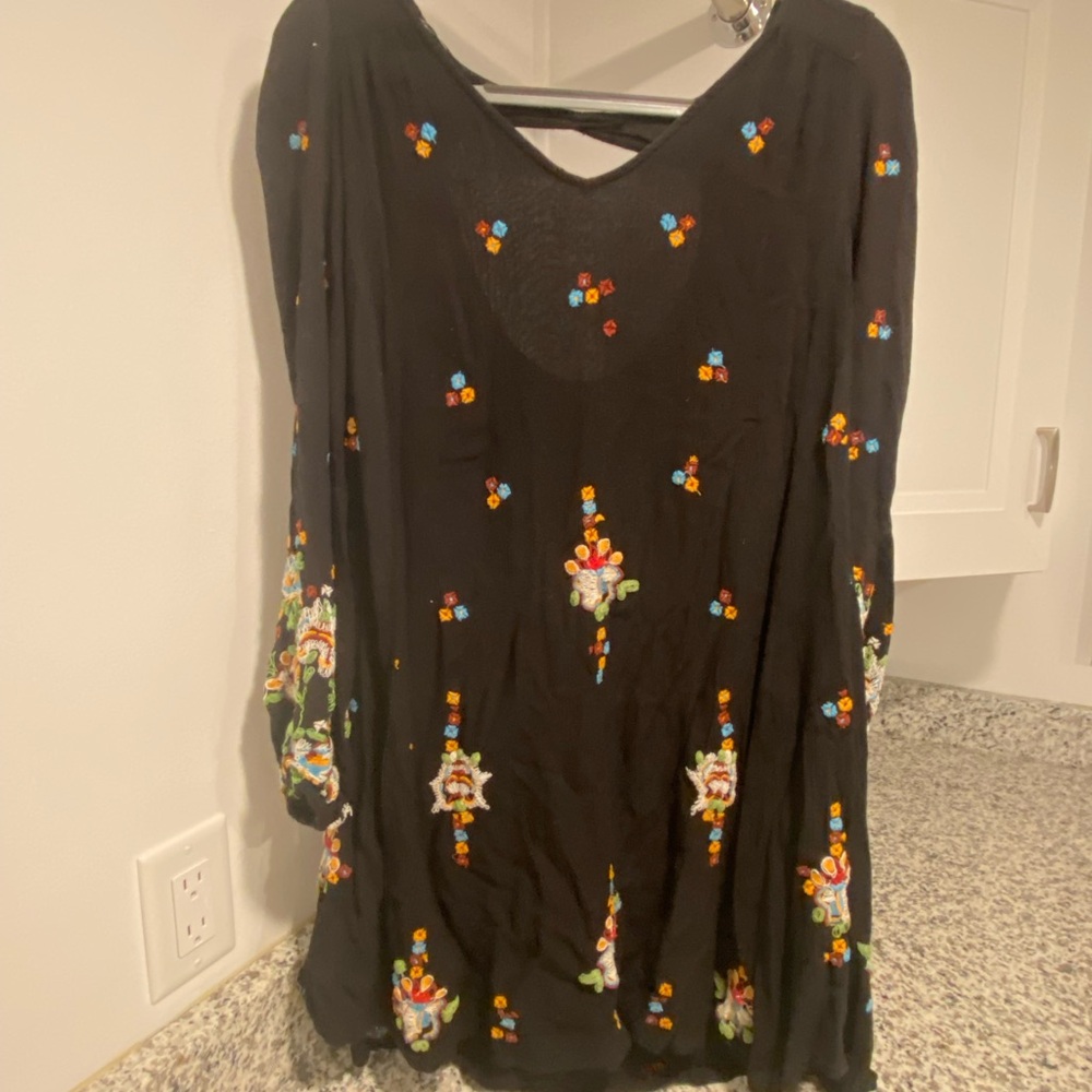 Free People Black Tunic Dress